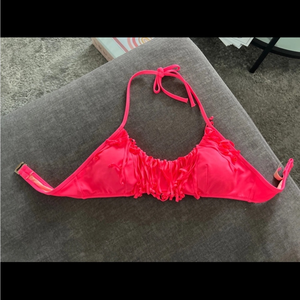 Victoria’s Secret hot pink bikini top